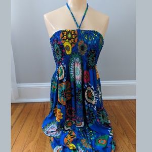 Isla Bonita Dresses - Isla Bonita Tropical Maxi Beach Halter Dress Isla Bonita Dresses - Isla Bonita Tropical Maxi Beach Halter Dress